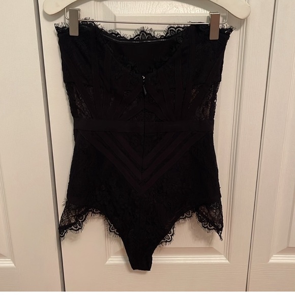 Revolve X NBD Brad Black Lace Bodysuit - Picture 4 of 6
